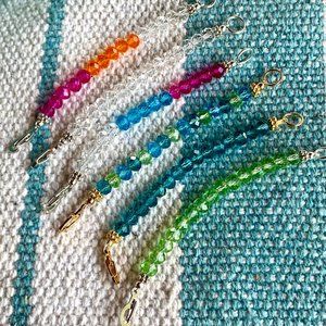 Jeweled 4” extenders to create original jewelry/